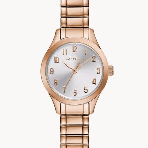 CARAVELLE BY BULOVA DRESS SILVER DIAL WOMEN'S WATCH 44L254