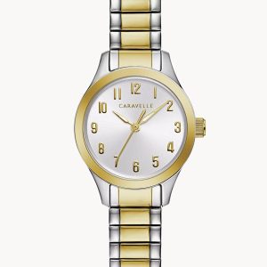 CARAVELLE BY BULOVA DRESS SILVER DIAL WOMEN'S WATCH 45L177