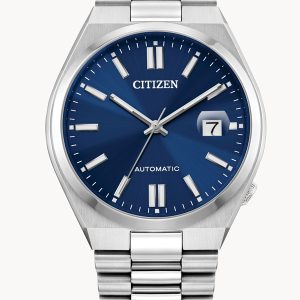 CITIZEN “TSUYOSA” COLLECTION AUTOMATIC BLUE DIAL WATCH NJ0150-56L