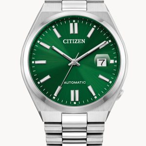 CITIZEN “TSUYOSA” COLLECTION AUTOMATIC GREEN DIAL WATCH NJ0150-56X