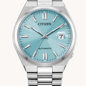 CITIZEN “TSUYOSA” COLLECTION AUTOMATIC SKY BLUE SUNRAY DIAL WATCH NJ0151-53M