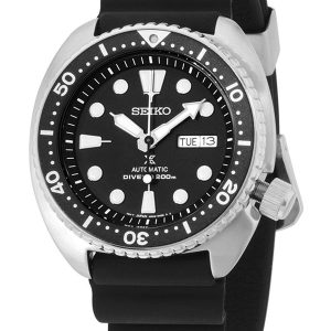 SEIKO TURTLE PROSPEX AUTOMATIC DIVE BLACK DIAL WATCH SRP777