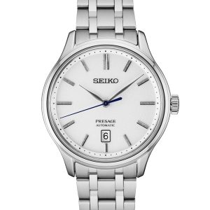SEIKO PRESAGE WHITE DIAL MEN’S WATCH SRPD39