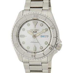 SEIKO 5 SPORTS STREET STYLE SILVER DIAL MEN’S WATCH SRPE71