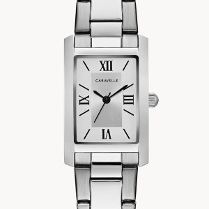 CARAVELLE BY BULOVA DRESS SILVER-TONE DIAL WOMEN’S WATCH 43L203
