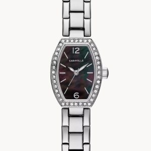 CARAVELLE BY BULOVA BLACK DIAL WOMEN’S WATCH 43L204
