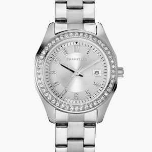 CARAVELLE BY BULOVA SPORT SILVER DIAL WOMEN’S WATCH 43M120
