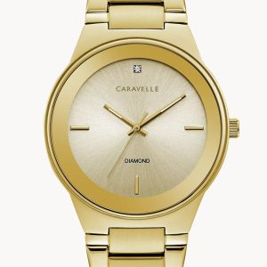 CARAVELLE BY BULOVA MODERN CHAMPAGNE DIAL MEN’S WATCH 44D100
