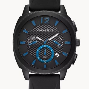 CARAVELLE BY BULOVA SPORT BLACK DIAL MEN’S WATCH 45B159