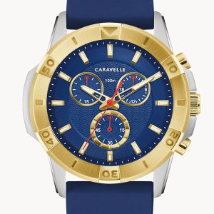 CARAVELLE BY BULOVA AQUALUXX BLUE DIAL MEN’S WATCH 45B161