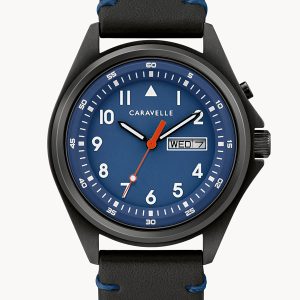 CARAVELLE BY BULOVA CLASSIC BLUE DIAL MEN’S WATCH 45C118