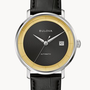 BULOVA LIMITED EDITION FRANK SINATRA RAT PACK BLACK DIAL MEN’S WATCH 96B406