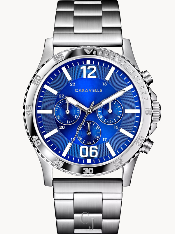 CARAVELLE BY BULOVA SPORT BLUE DIAL MEN’S WATCH 43A145