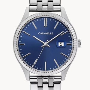 CARAVELLE BY BULOVA BOX SET BLUE DIAL MEN’S WATCH 43B151