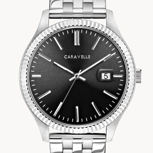 CARAVELLE BY BULOVA DRESS GRAY DIAL MEN’S WATCH 43B157