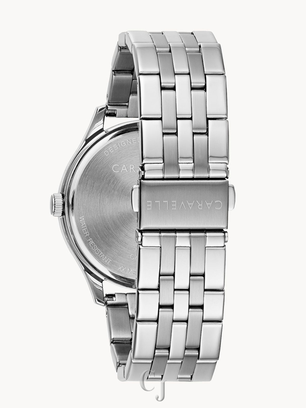 CARAVELLE BY BULOVA DRESS WHITE DIAL MEN’S WATCH 43B163 - Image 4