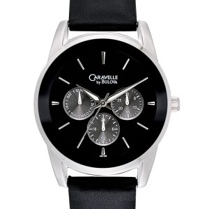 CARAVELLE BY BULOVA BLACK DIAL MEN’S WATCH 43C109