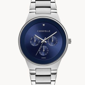 CARAVELLE BY BULOVA MODERN BLUE DIAL MEN’S WATCH 43D107