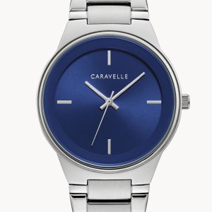 CARAVELLE BY BULOVA BOX SET BLUE DIAL MEN’S WATCH 43K101