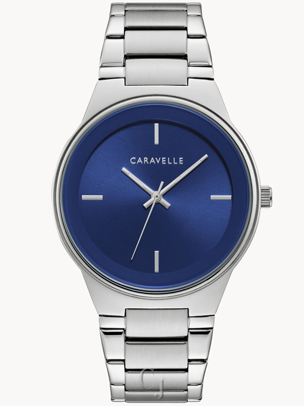 CARAVELLE BY BULOVA BOX SET BLUE DIAL MEN’S WATCH 43K101