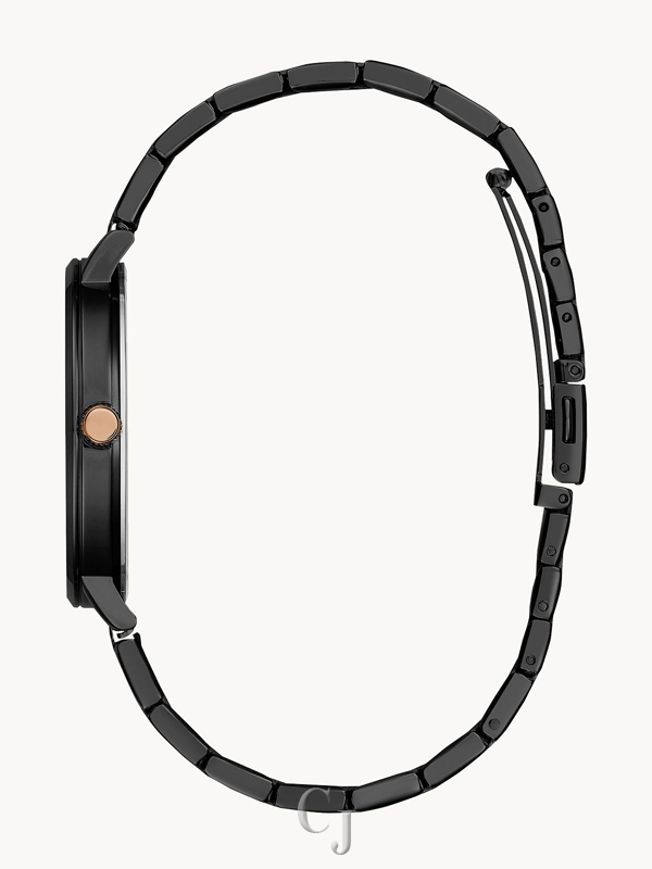 CARAVELLE BY BULOVA MIN MAX BLACK DIAL MEN’S WATCH 45A145 - Image 3