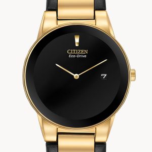 CITIZEN AXIOM BLACK DIAL MEN’S WATCH SET AU1062-05E