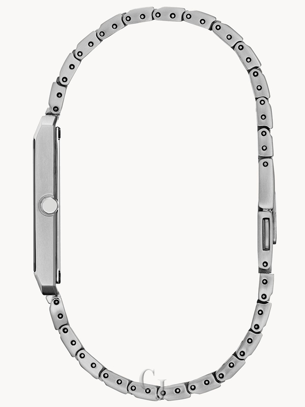 CITIZEN STILETTO SILVER TONE DIAL WOMEN’S STAINLESS STEEL WATCH EG6016-58A - Image 3