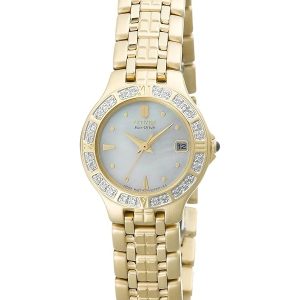 CITIZEN WHITE DIAL W/ DIAMOND ACCENTS WOMEN’S WATCH EW0692-51D