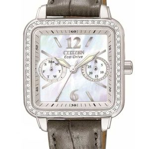 CITIZEN MOP DIAL WOMEN’S STAINLESS STEEL WATCH FD1050-08D