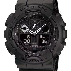 G-SHOCK G-STEEL GA-100 SERIES BLACK DIAL ANALOG-DIGITAL WATCH GA100-1A1