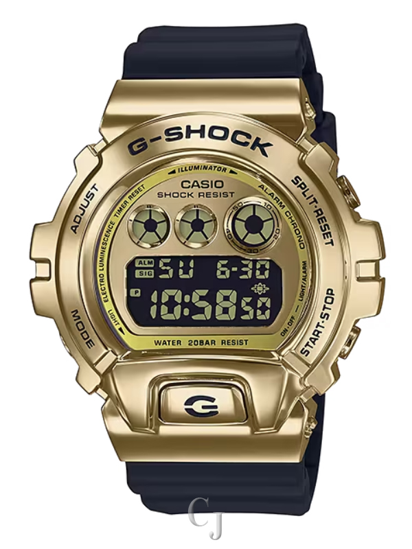 G-SHOCK METAL COVERED 6900 SERIES GOLD DIAL WATCH GM6900G-9