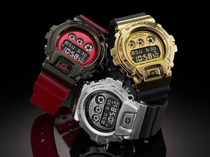 G-SHOCK METAL COVERED 6900 SERIES GOLD DIAL WATCH GM6900G-9 - Image 11