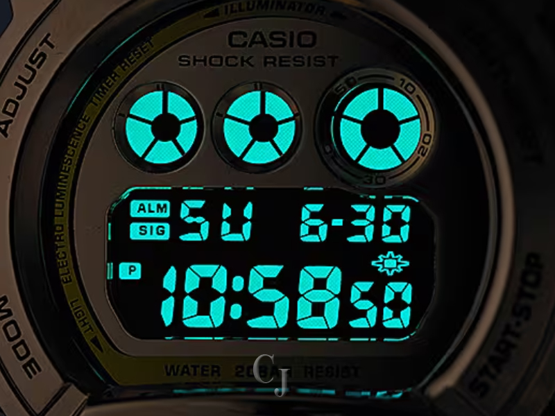 G-SHOCK METAL COVERED 6900 SERIES GOLD DIAL WATCH GM6900G-9 - Image 10