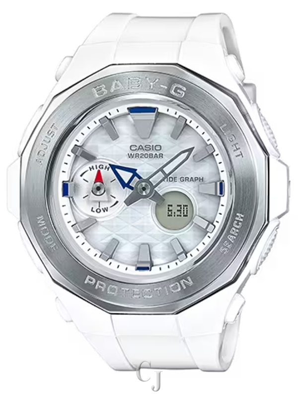 G-SHOCK BABY-G WHITE DIAL WOMEN’S WATCH BGA-225-7A