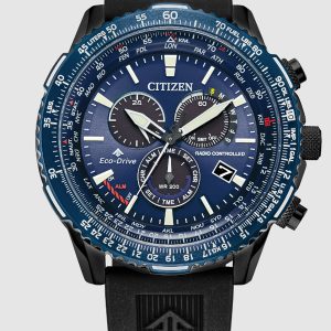 CITIZEN PROMASTER AIR A-T ATOMIC TIMEKEEPING BLUE DIAL MEN’S WATCH CB5006-02L