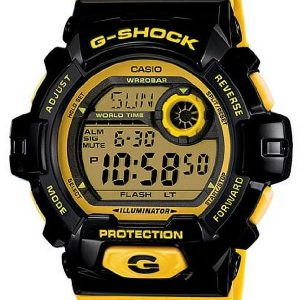 G-SHOCK MULTI-FUNCTION DIGITAL WATCH W/YELLOW STRAP G8900SC-1Y
