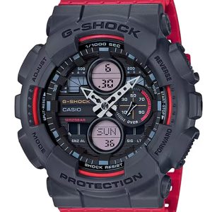 G-SHOCK GA-140 SERIES ANALOG-DIGITAL BLACK DIAL WATCH GA140-4A