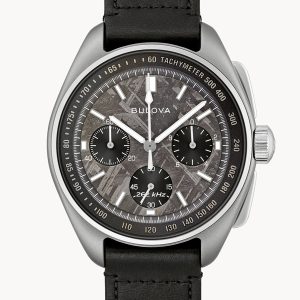 BULOVA LUNAR PILOT METEORITE GRAY DIAL MEN’S LIMITED EDITION WATCH 96A312