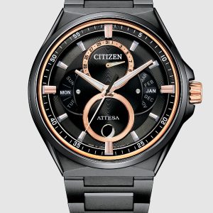 CITIZEN ATTESA BLACK DIAL MEN’S SUPER TITANIUM WATCH BU0065-64E