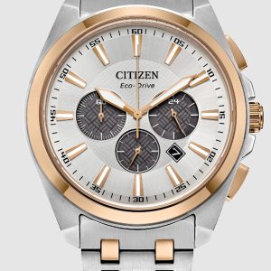 CITIZEN PEYTON SILVER-TONE DIAL MEN'S CHRONOGRAPH WATCH CA4516-59A