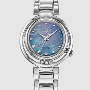 CITIZEN L ARCLY BLUE DIAL WOMEN'S WATCH EM1110-56N