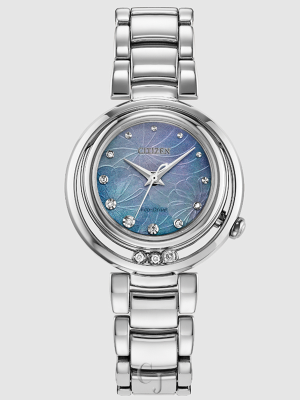 CITIZEN L ARCLY BLUE DIAL WOMEN'S WATCH EM1110-56N