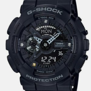 G-SHOCK 35TH ANNIVERSARY DIAMOND INDEX BLACK DIAL WATCH GA-135DD-1A