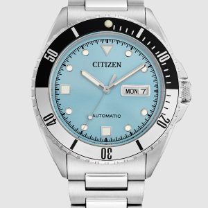 CITIZEN SPORT AUTOMATIC LIGHT BLUE DIAL MEN'S WATCH NH7530-52L