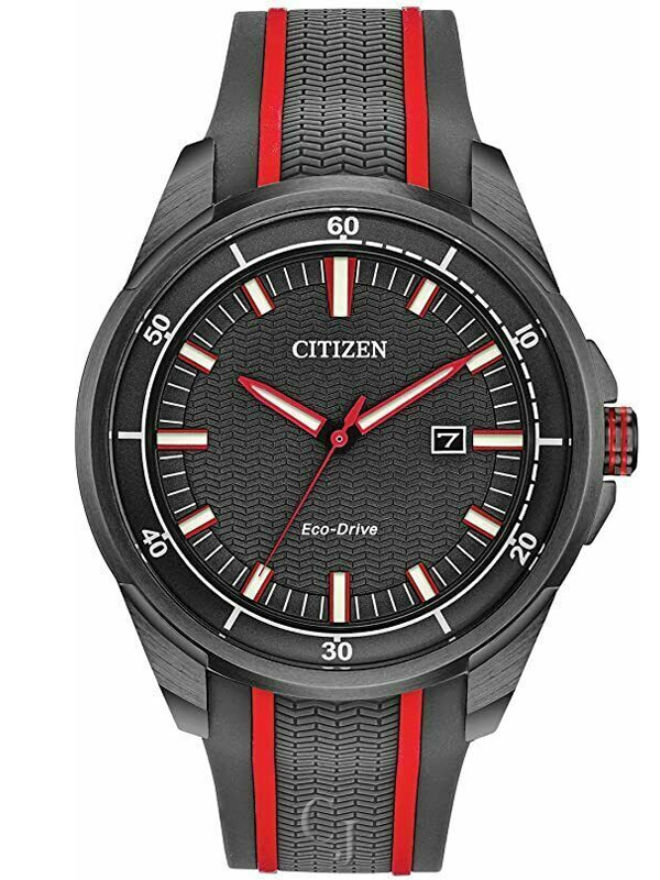 CITIZEN ECO-DRIVE BLACK DIAL MEN’S WATCH AW1607-03H
