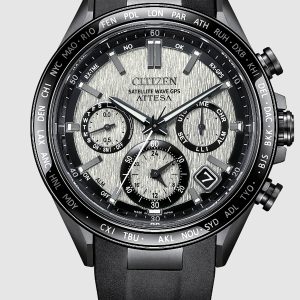 CITIZEN ATTESA SATELLITE TIMEKEEPING GRAY DIAL MEN’S WATCH CC4055-14H
