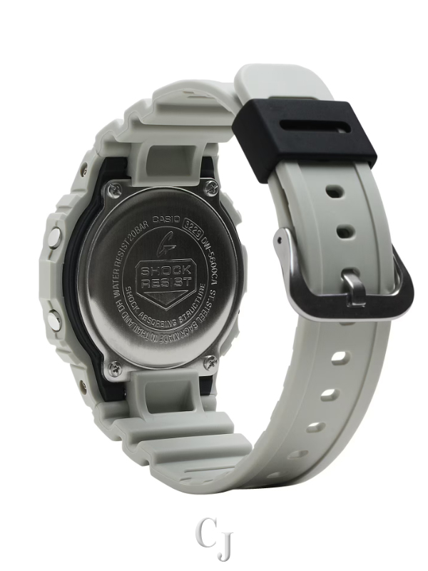 G-SHOCK 5600 SERIES DIGITAL GRAY CAMOUFLAGE DIAL MEN’S WATCH DW5600CA-8 - Image 4