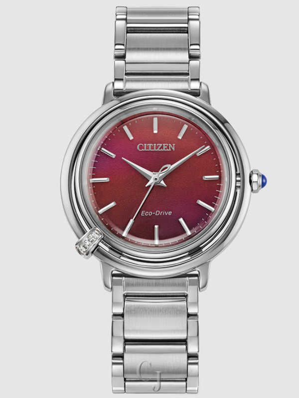 CITIZEN L ARCLY RED DIAL WOMEN’S WATCH EM1091-67X