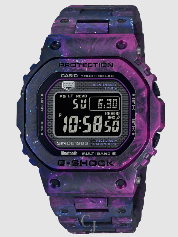 G-SHOCK 40TH ANNIVERSARY CARBON EDITION 5000 SERIES DIGITAL MEN’S WATCH GCWB5000UN-6