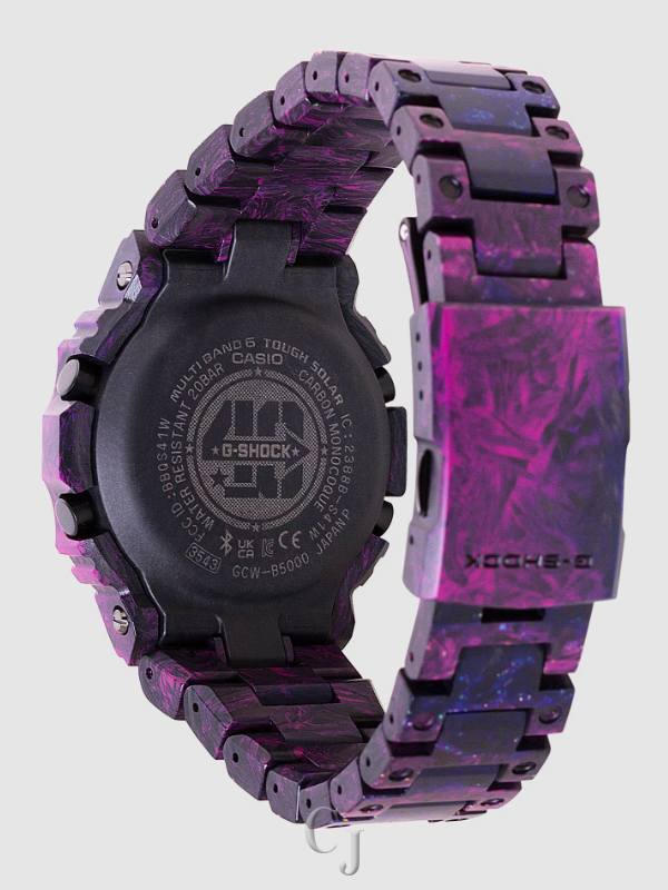 G-SHOCK 40TH ANNIVERSARY CARBON EDITION 5000 SERIES DIGITAL MEN’S WATCH GCWB5000UN-6 - Image 4